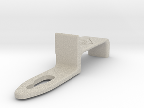 The Deluxe WAW Modified Thumb Rest for Saxophone in Natural Sandstone