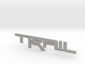 Trail Emblem - Single Print in Aluminum
