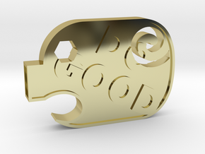 DoGood Pig in 18k Gold Plated Brass