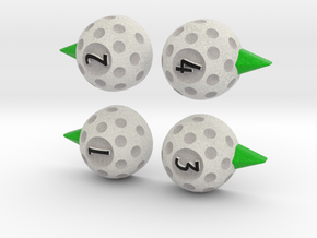 ASG Golf Markers (4 pcs) in Natural Full Color Sandstone