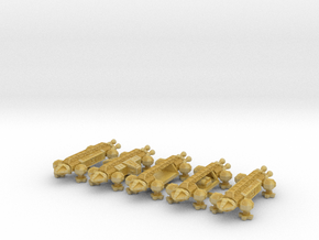 Spacer1999 Transports 1/1000 Scale in Tan Fine Detail Plastic