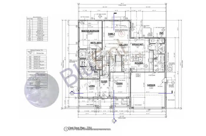 Floor plan BluEntCAD